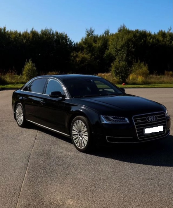 rent audi a8l black 2017
