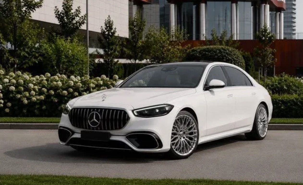 rent mercedes s 223 white 4a