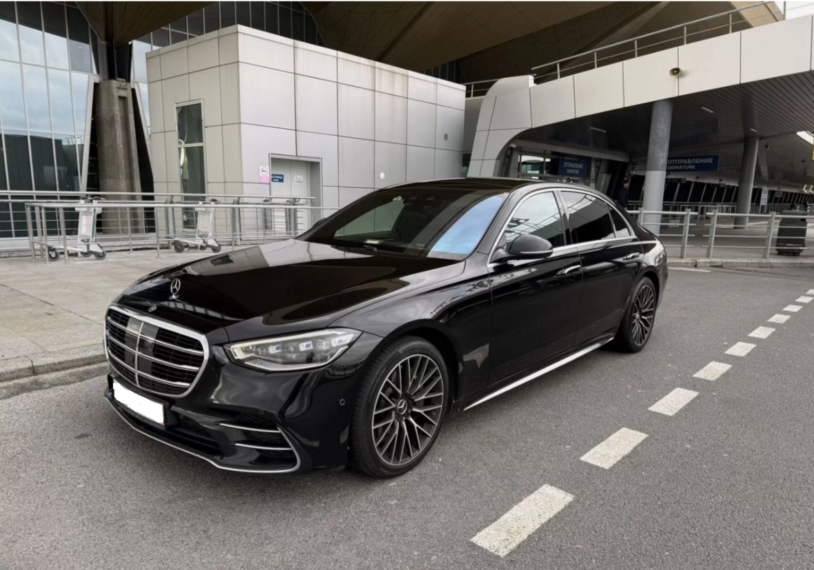 rent mercedes w 223 black 1